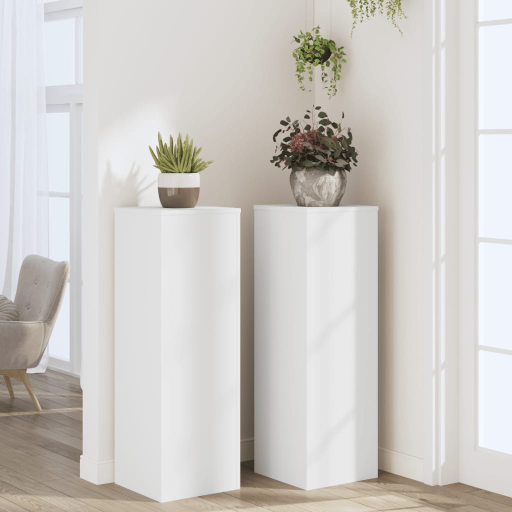 Plant Stands 2 Pcs Engineered Wood