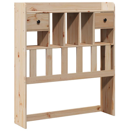 Headboard With Storage Solid Wood Pine