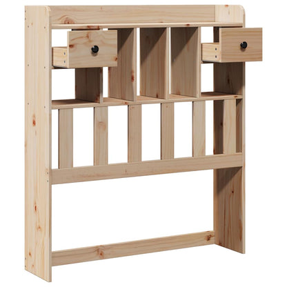 Headboard With Storage Solid Wood Pine