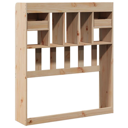 Headboard With Storage Solid Wood Pine
