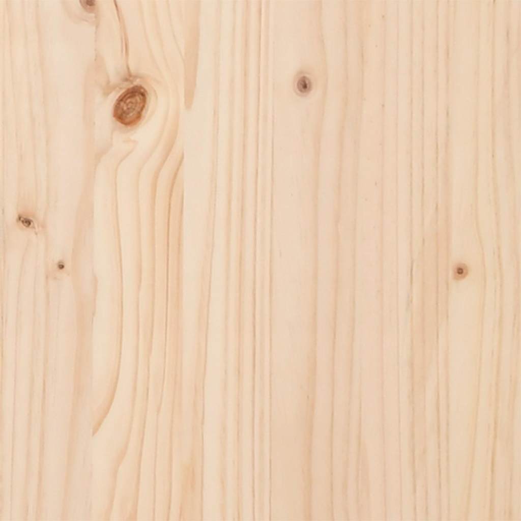 Headboard With Storage Solid Wood Pine