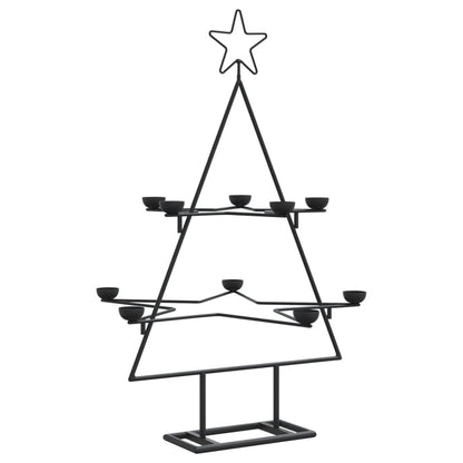 Metal Christmas Tree For Decoration Black