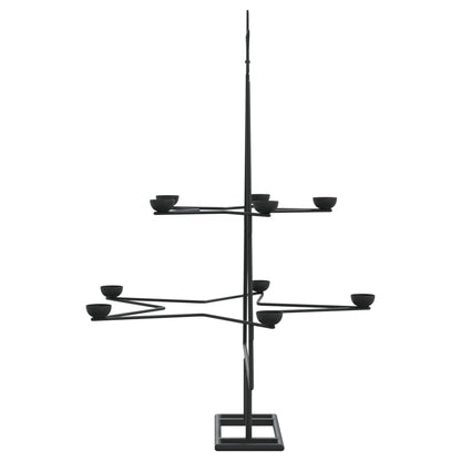 Metal Christmas Tree For Decoration Black