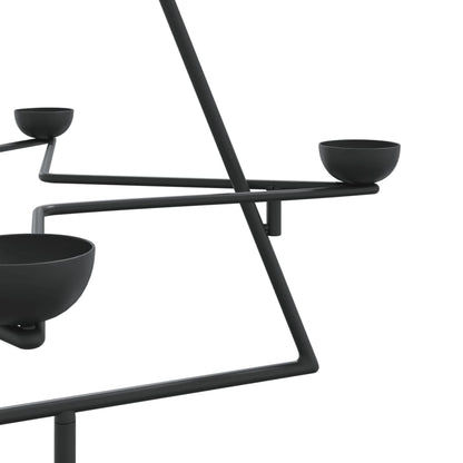 Metal Christmas Tree For Decoration Black