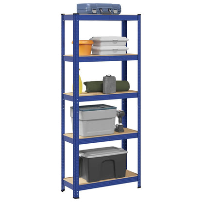 5-Layer Corner Shelf Steel&Engineered Wood