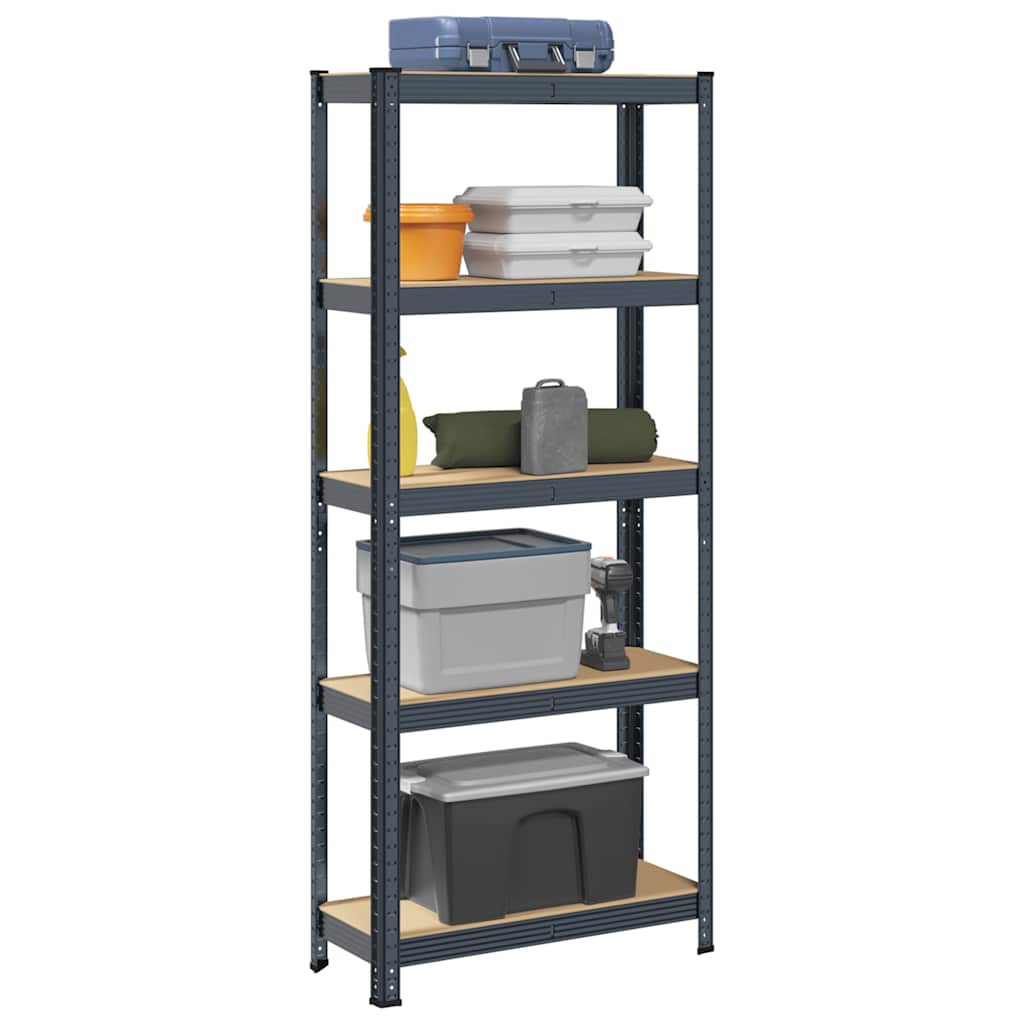 5-Layer Corner Shelf Steel&Engineered Wood