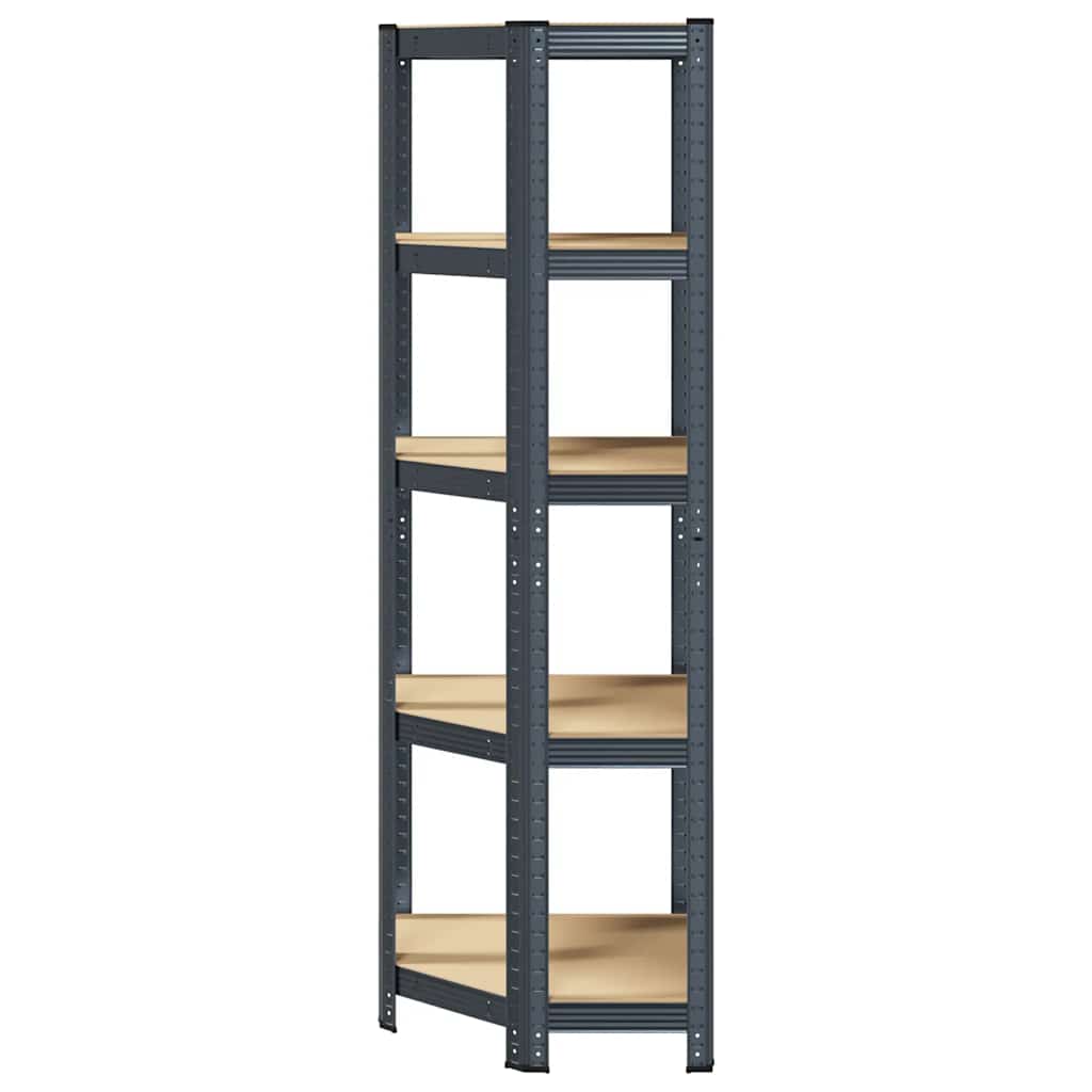 5-Layer Corner Shelf Steel&Engineered Wood