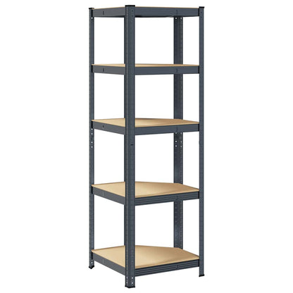 5-Layer Corner Shelf Steel&Engineered Wood