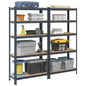 5-Layer Corner Shelf Steel&Engineered Wood