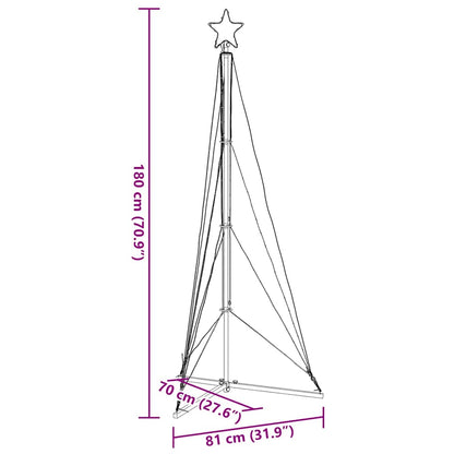 Led Christmas Tree 363 Leds 182 Cm