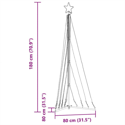 Led Christmas Tree 339 Leds 187 Cm
