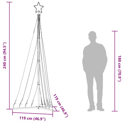 Led Christmas Tree 447 Leds