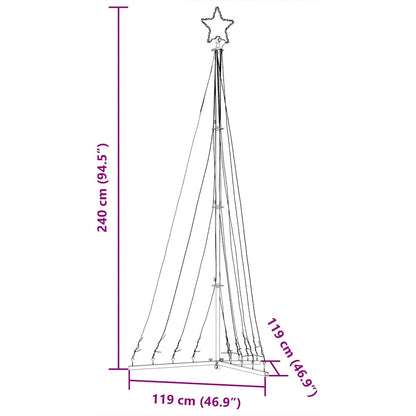 Led Christmas Tree 447 Leds