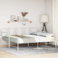 Daybed With Trundle Without Mattress 92X187 Cm Single Metal