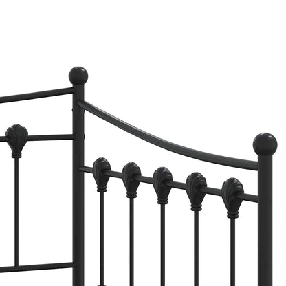 Daybed With Trundle Without Mattress 92X187 Cm Single Metal