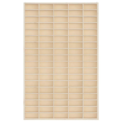 Wooden Collector's Display Case With 90 Compartments 50.5X4.5X79Cm