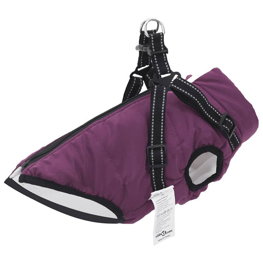 Dog Coat With Harness Waterproof Reflective S