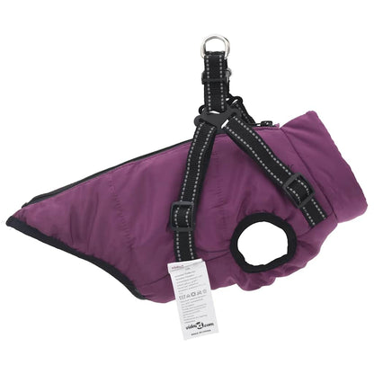Dog Coat With Harness Waterproof Reflective S