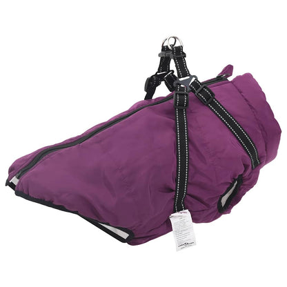 Dog Coat With Harness Waterproof Reflective S