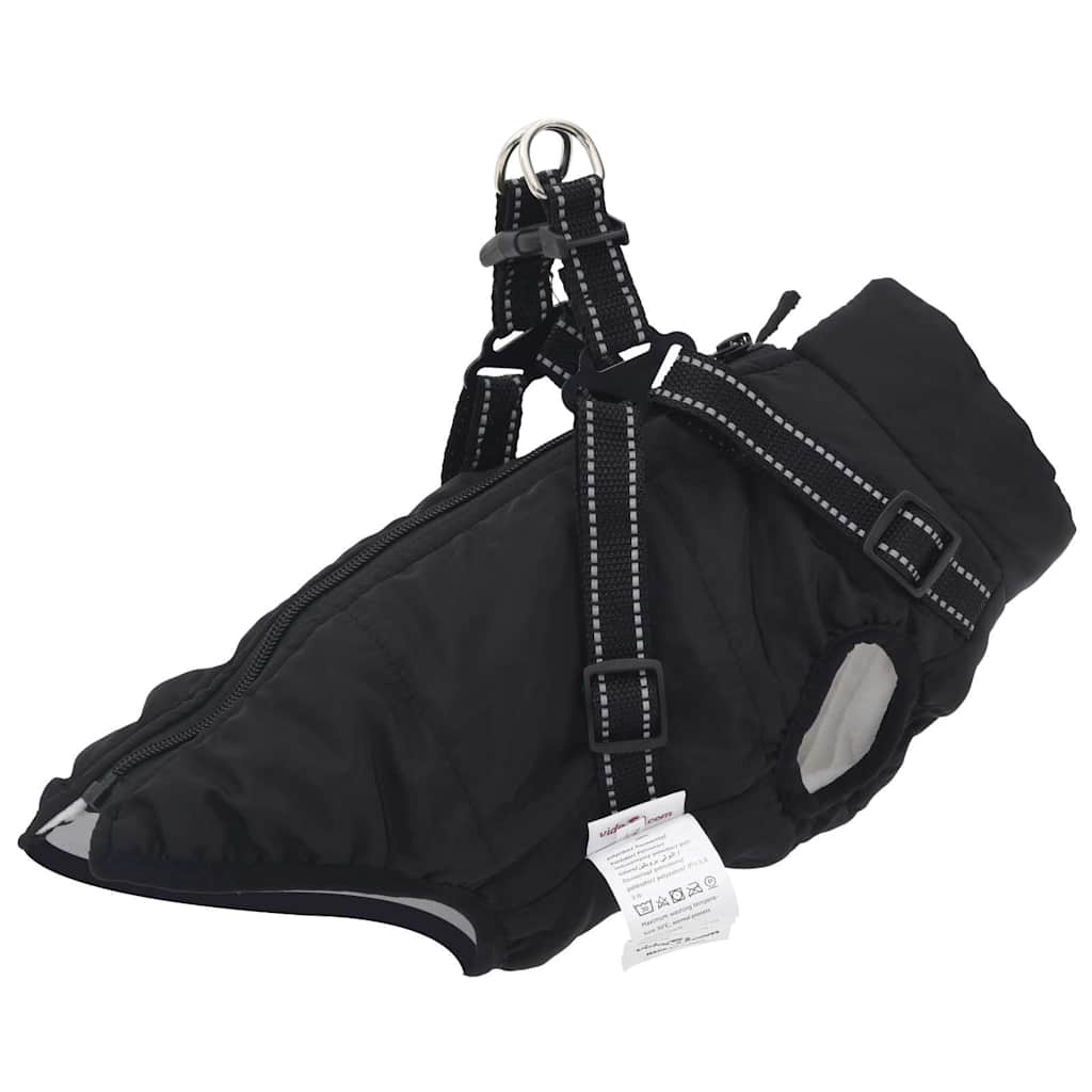 Dog Coat With Harness Waterproof Reflective S