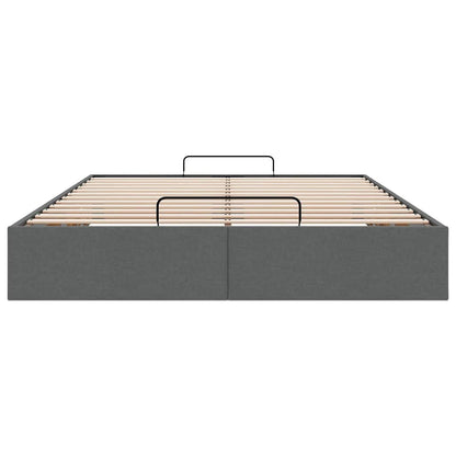Ottoman Storage Bed Frame Without Mattress Double Fabric