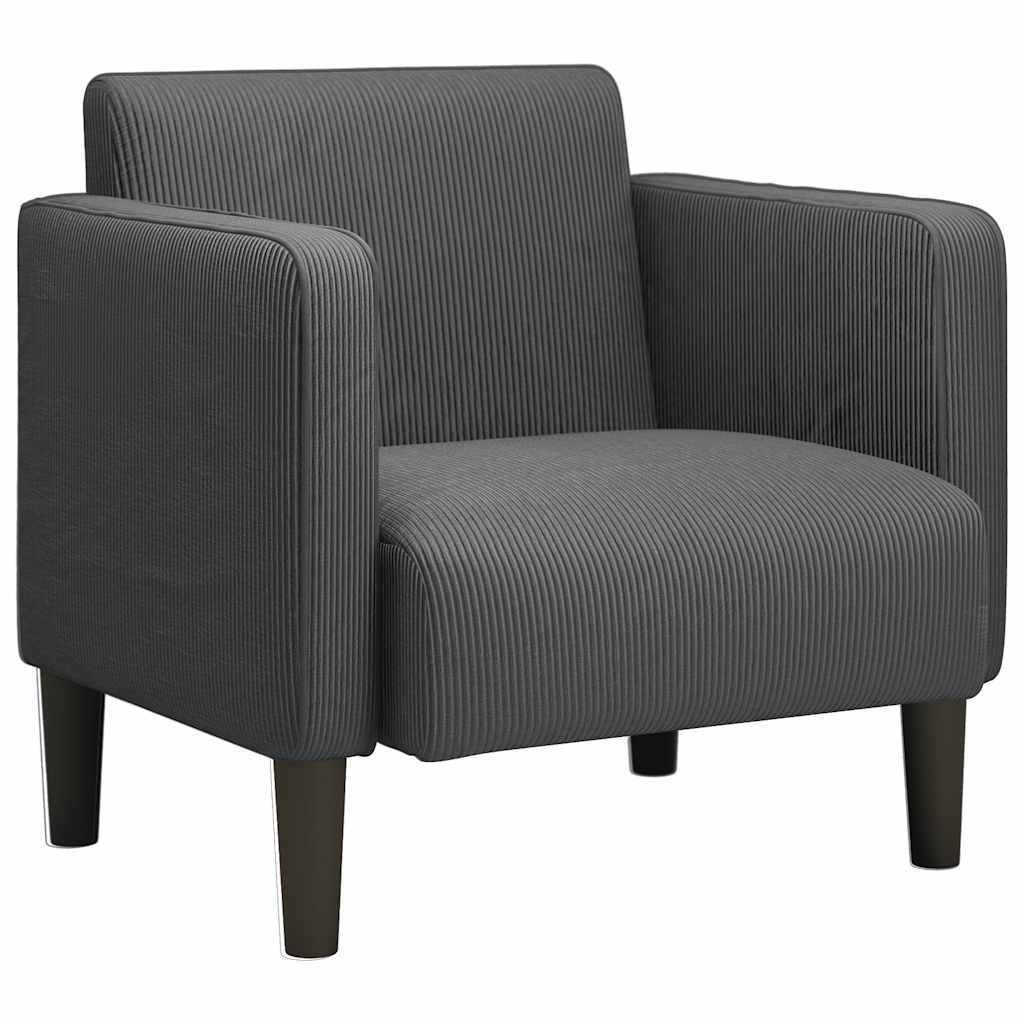 Sofa Chair With Armrests 54 Cm Corduroy Fabric