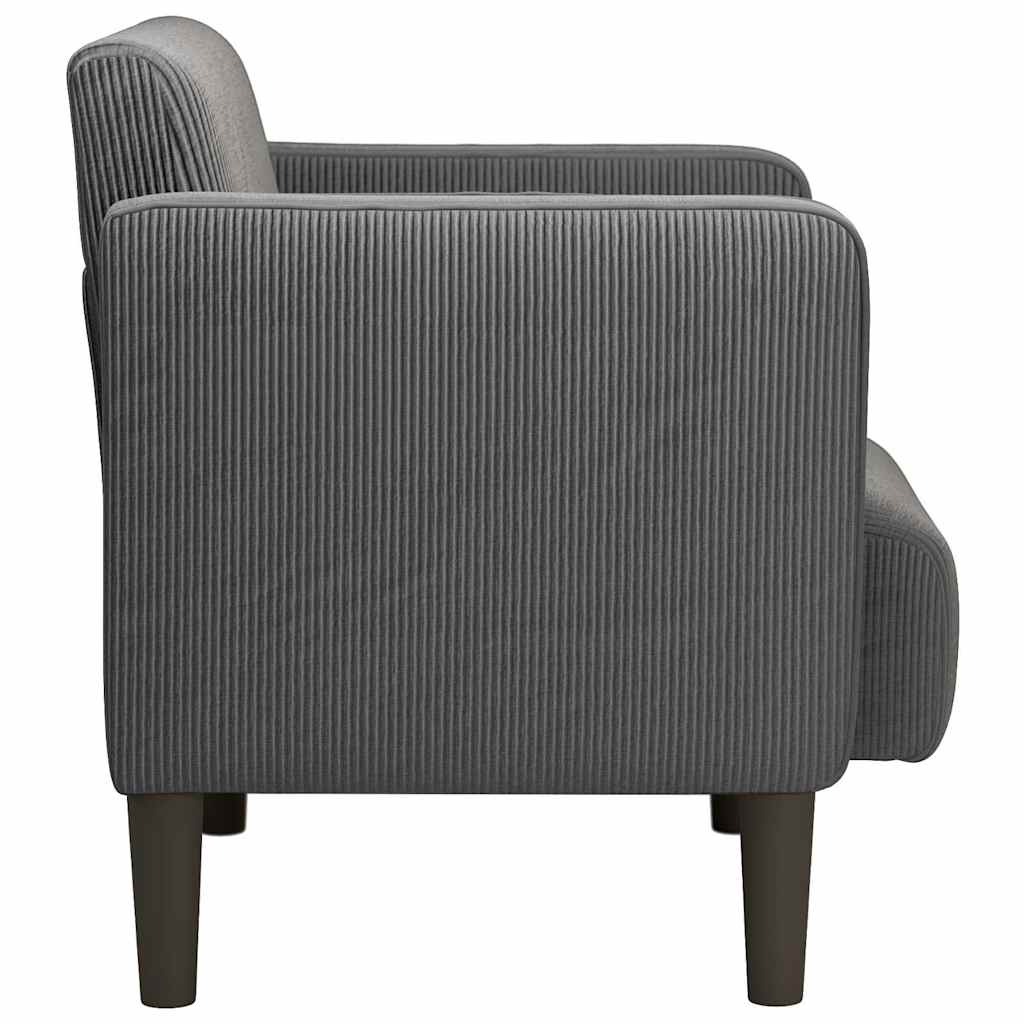 Sofa Chair With Armrests 54 Cm Corduroy Fabric