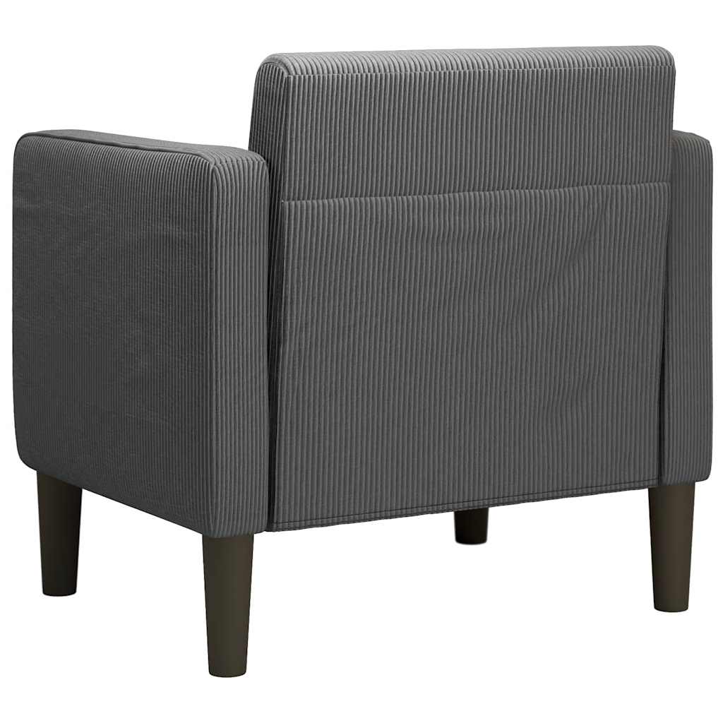 Sofa Chair With Armrests 54 Cm Corduroy Fabric