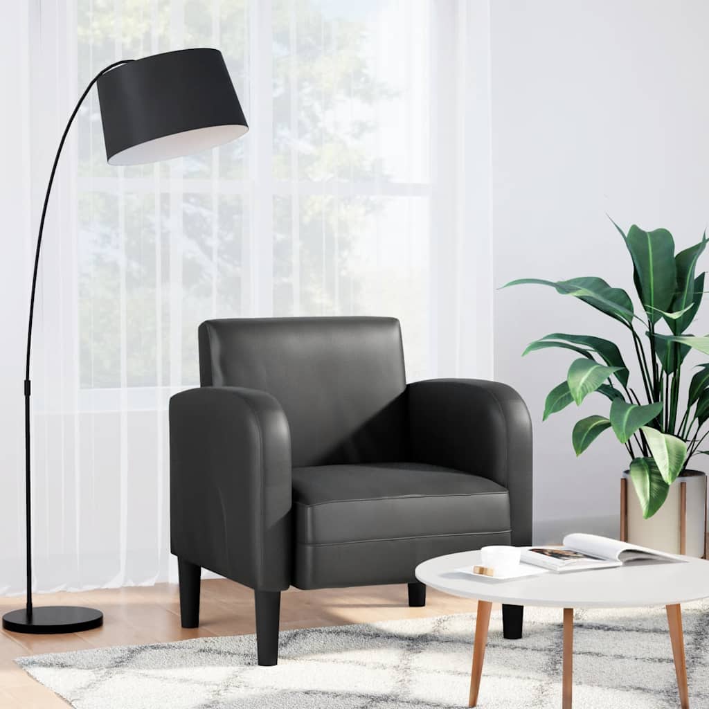 Sofa Chair With Armrests 54 Cm Faux Leather