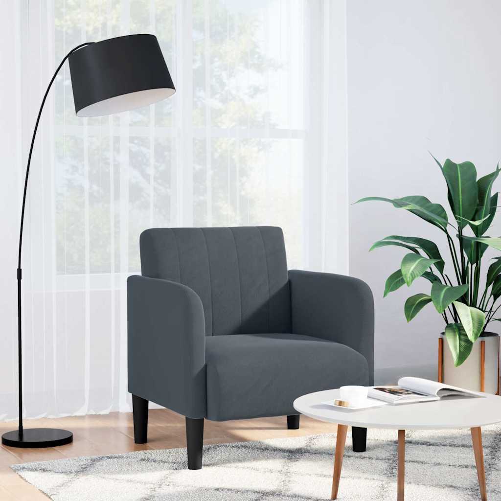 Sofa Chair With Armrests 54 Cm Velvet