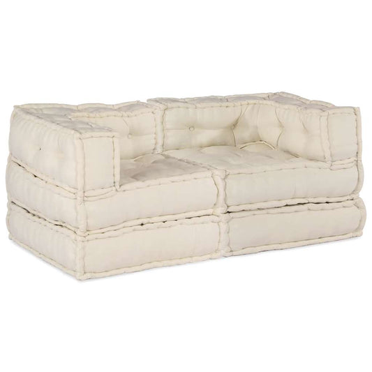 Modular Sofa Manual 2 Pcs 70 X 70 X 56 Cm Fabric