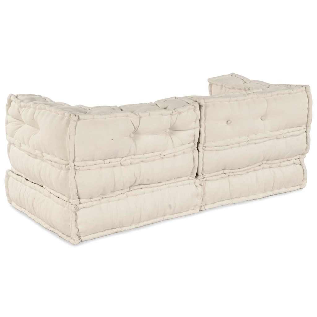 Modular Sofa Manual 2 Pcs 70 X 70 X 56 Cm Fabric