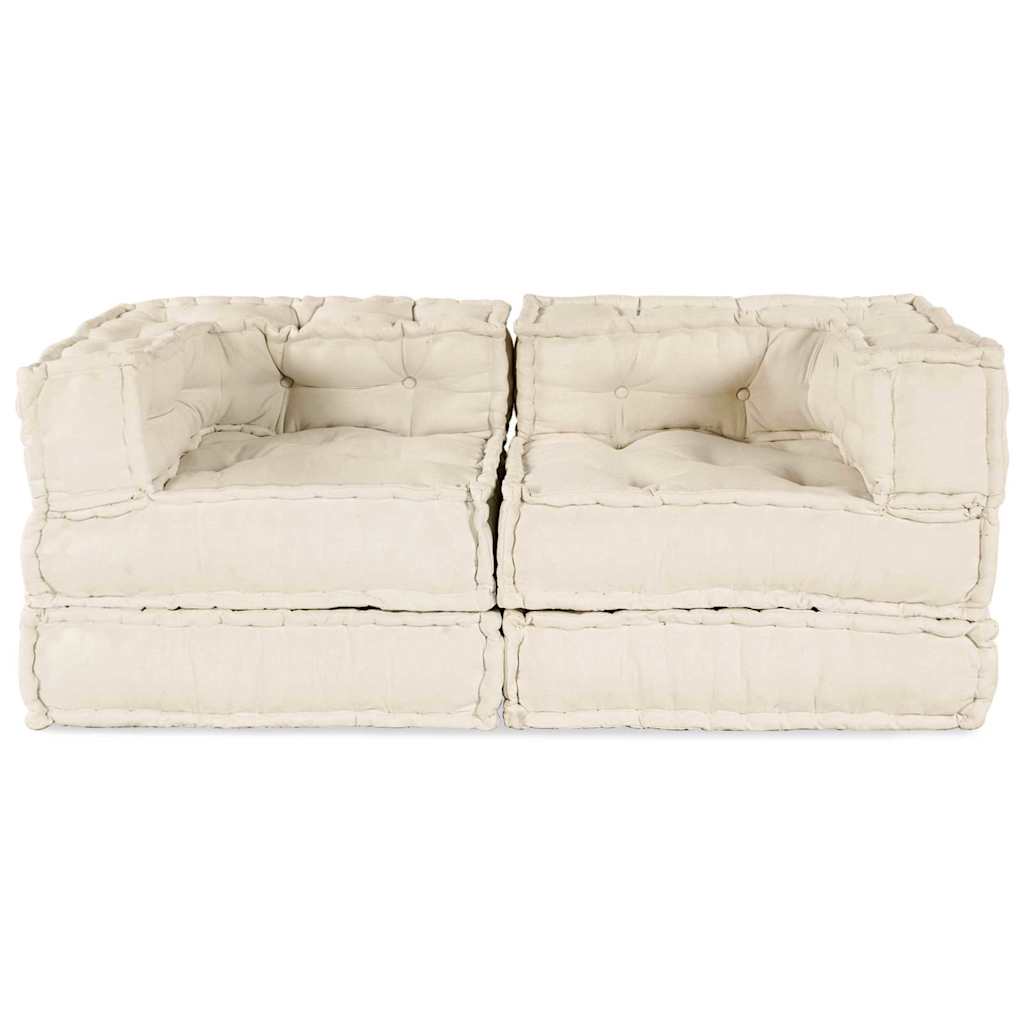 Modular Sofa Manual 2 Pcs 70 X 70 X 56 Cm Fabric