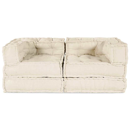 Modular Sofa Manual 2 Pcs 70 X 70 X 56 Cm Fabric