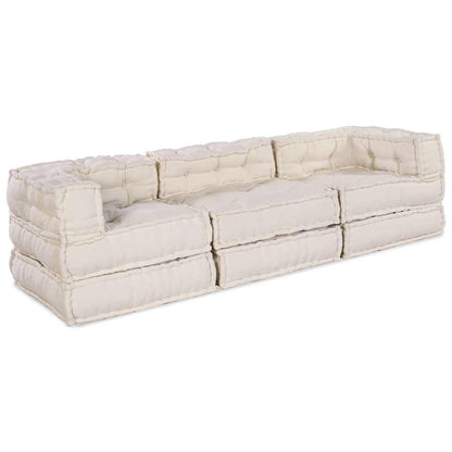 Modular Sofa Manual 2 Pcs 70 X 70 X 56 Cm Fabric