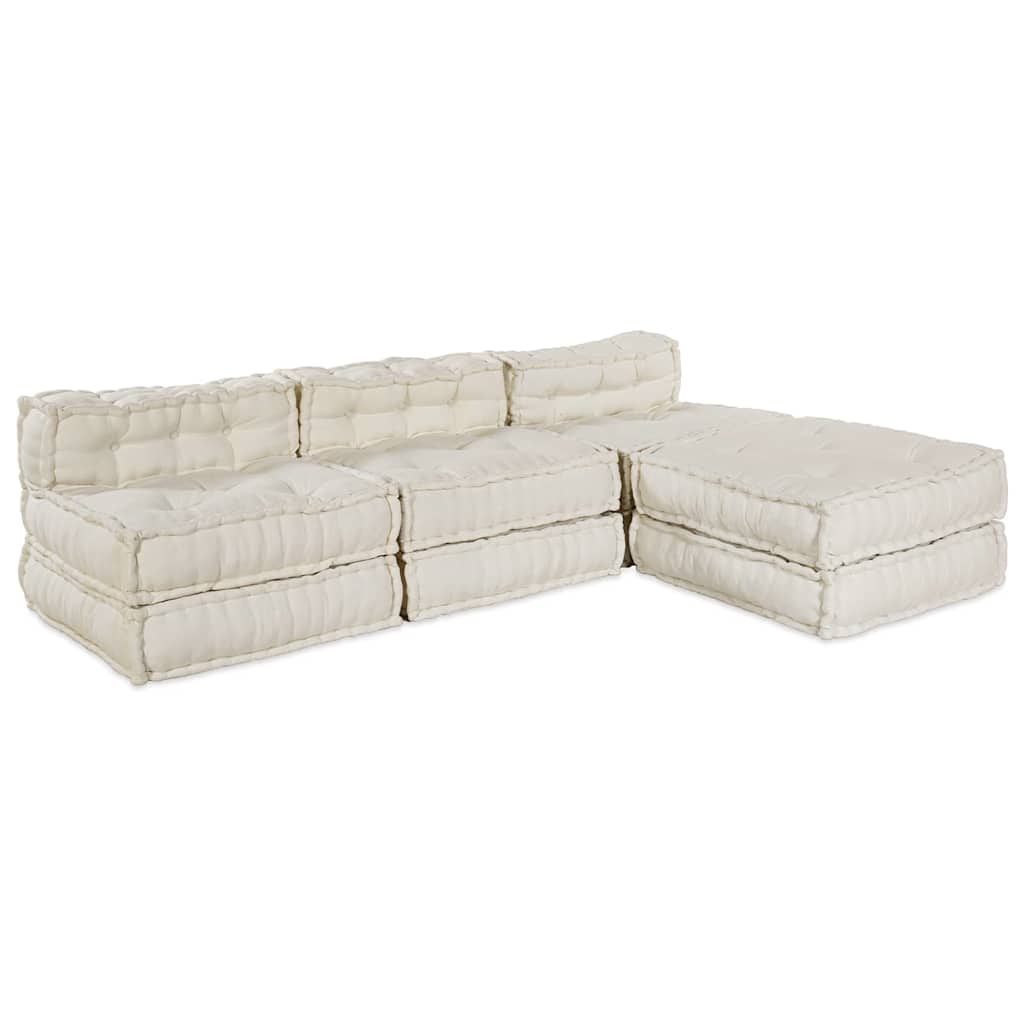 Modular Sofa Manual 2 Pcs 70 X 70 X 56 Cm Fabric