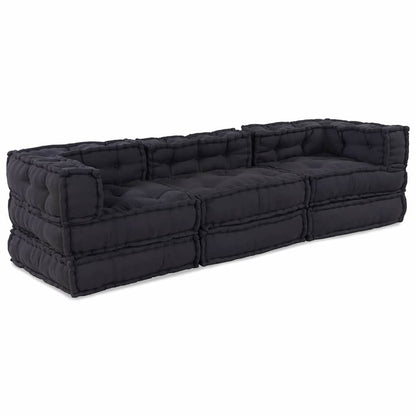 Modular Sofa Manual 2 Pcs 70 X 70 X 56 Cm Fabric