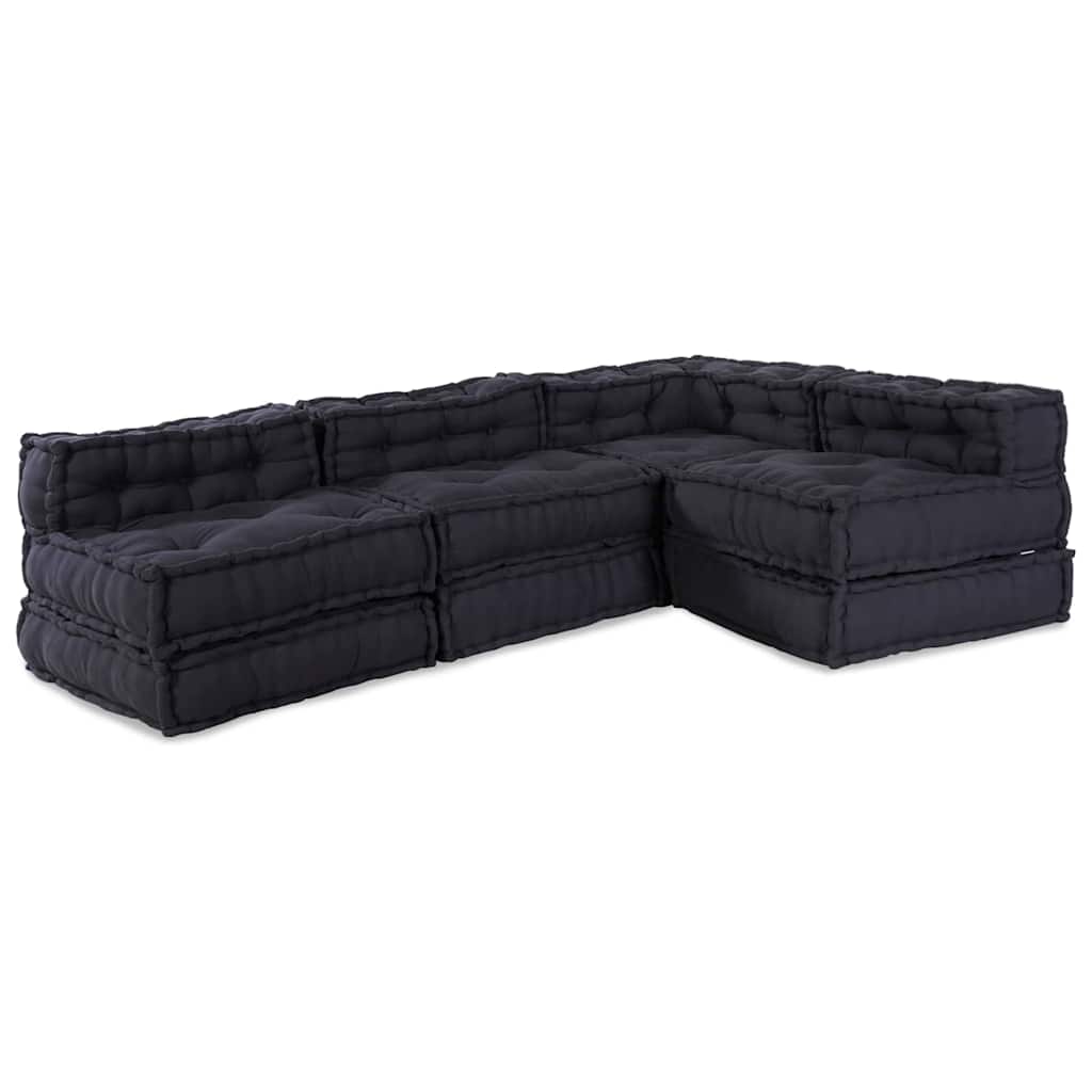 Modular Sofa Manual 2 Pcs 70 X 70 X 56 Cm Fabric