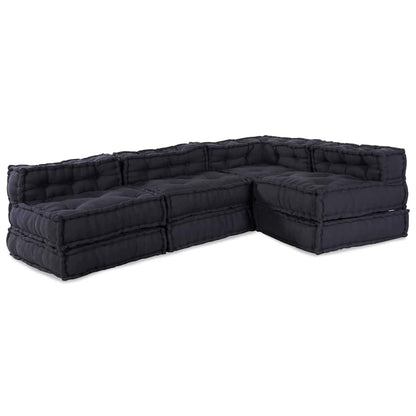 Modular Sofa Manual 2 Pcs 70 X 70 X 56 Cm Fabric