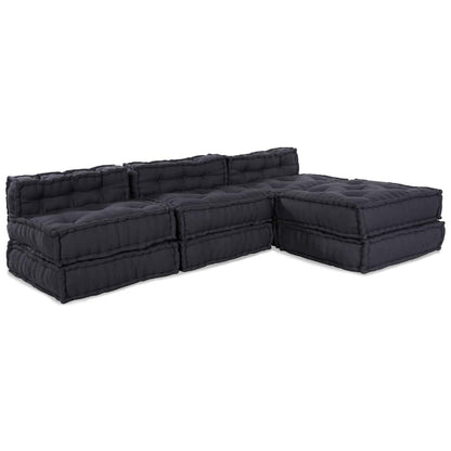Modular Sofa Manual 2 Pcs 70 X 70 X 56 Cm Fabric