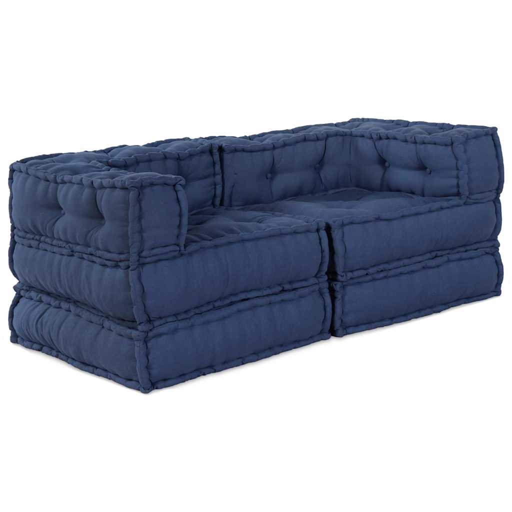 Modular Sofa Manual 2 Pcs 70 X 70 X 56 Cm Fabric