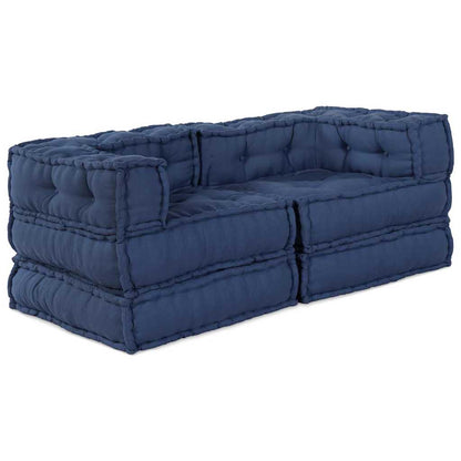 Modular Sofa Manual 2 Pcs 70 X 70 X 56 Cm Fabric