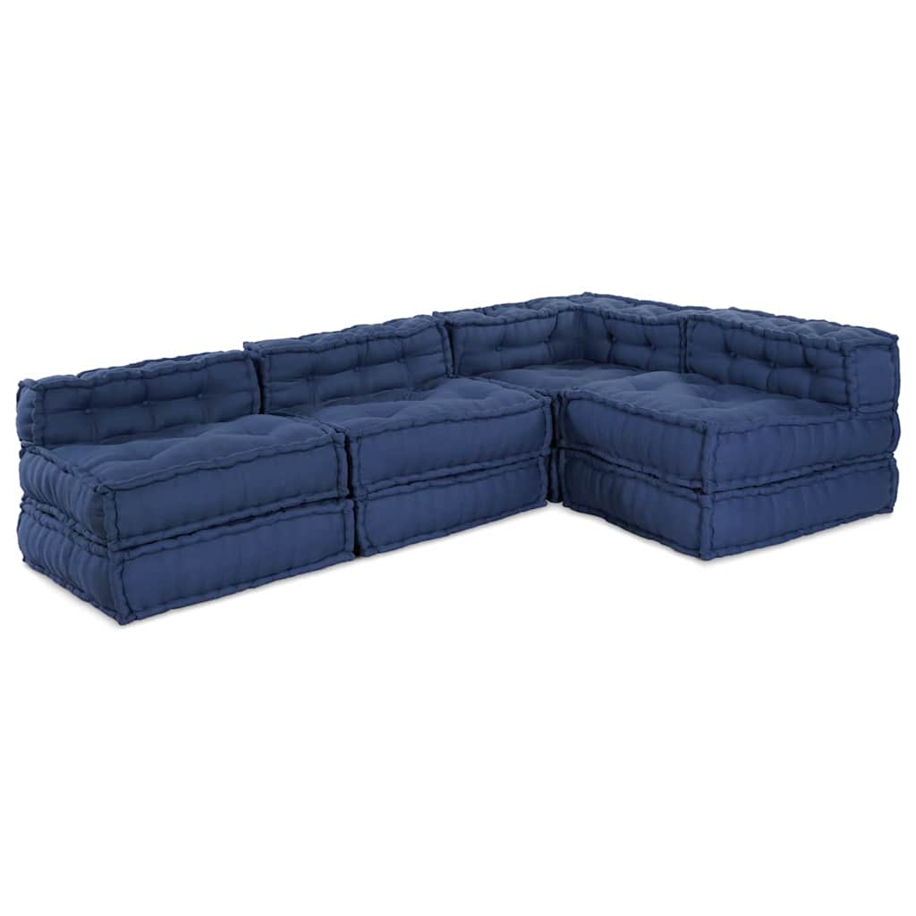 Modular Sofa Manual 2 Pcs 70 X 70 X 56 Cm Fabric