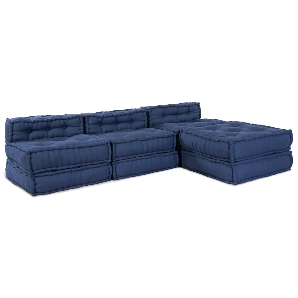 Modular Sofa Manual 2 Pcs 70 X 70 X 56 Cm Fabric