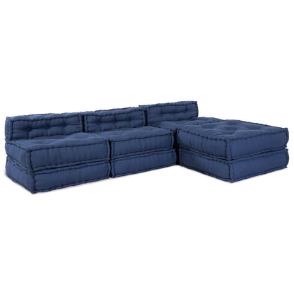 Modular Sofa Manual 2 Pcs 70 X 70 X 56 Cm Fabric