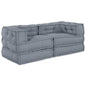 Modular Sofa Manual 2 Pcs 70 X 70 X 56 Cm Fabric
