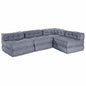 Modular Sofa Manual 2 Pcs 70 X 70 X 56 Cm Fabric
