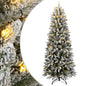 Artificial Christmas Tree With Flocked Snow Pvc&Pe