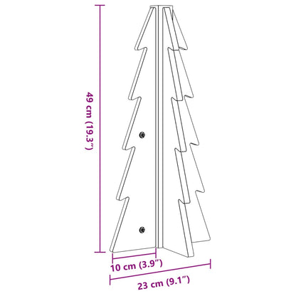 Wooden Christmas Tree For Decoration Solid Wood Pine