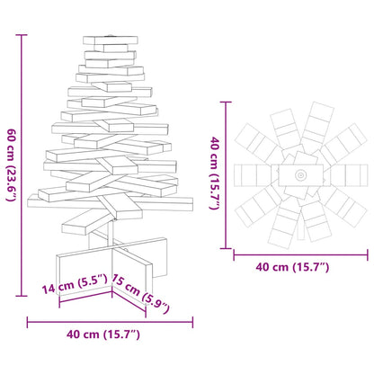 Wooden Christmas Tree For Decoration Solid Wood Pine
